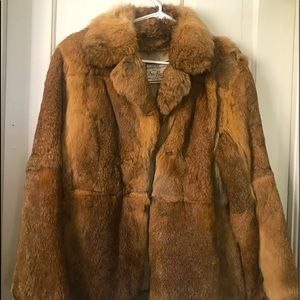 Vintage fur winter coats